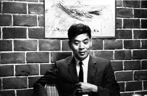 写真・図版 : 吉本隆明＝1968年 