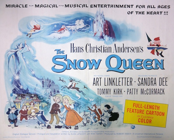 写真・図版 : 英語版『雪の女王』のポスター＝釘宮陽一郎氏提供