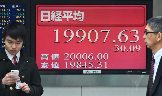 写真・図版 : 日経平均は1万9千円台に。2万円台に乗せることも