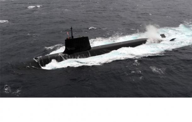 豪州への輸出が検討されている「そうりゅう型潜水艦」(海上自衛隊ホームページから）