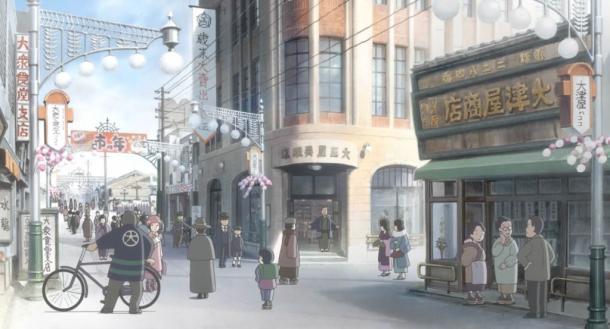 写真・図版 : 作中で再現された広島の大正屋呉服店と平和記念公園周辺　(c)こうの史代・双葉社／「この世界の片隅に」製作委員会