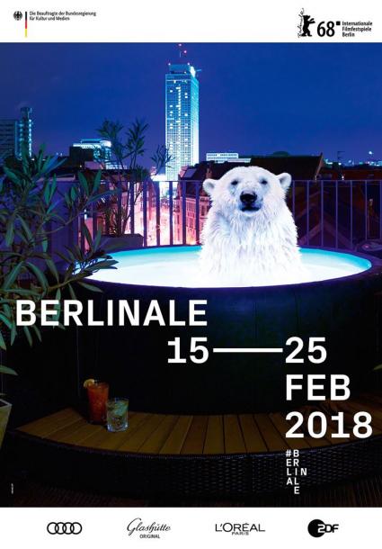 2018年の第68回ベルリン国際映画祭のポスター
©Internationale Filmfestspiele Berlin/Velvet Creative Office
