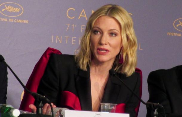 写真・図版 : 審査委員長の女優ケイト・ブランシェット=撮影・筆者