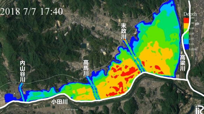 写真・図版 : 図２　東京理科大学・二瓶泰雄教授によるシミュレーション