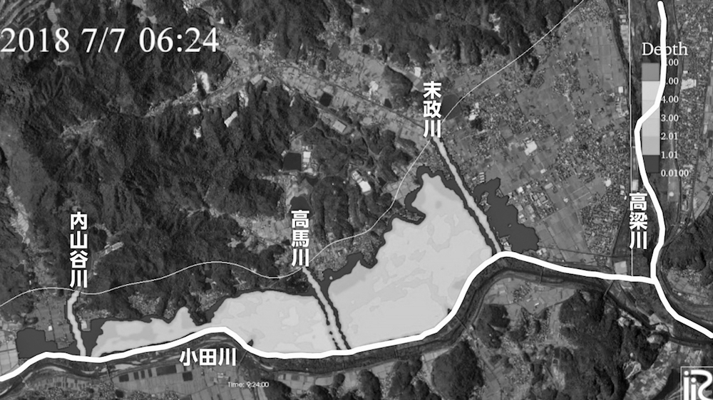 写真・図版 : 図２−２　東京理科大学・二瓶泰雄教授によるシミュレーション