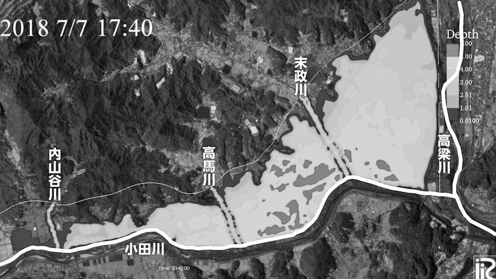写真・図版 : 図２−３　東京理科大学・二瓶泰雄教授によるシミュレーション