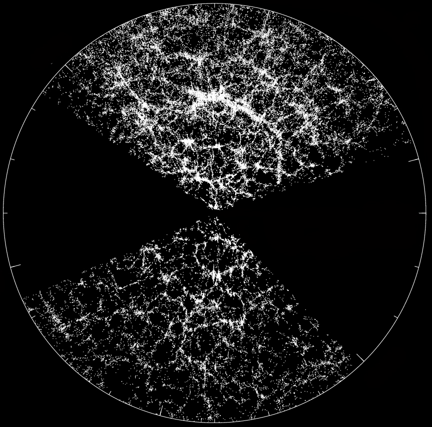 写真・図版 : 80万個の銀河の３次元マップ