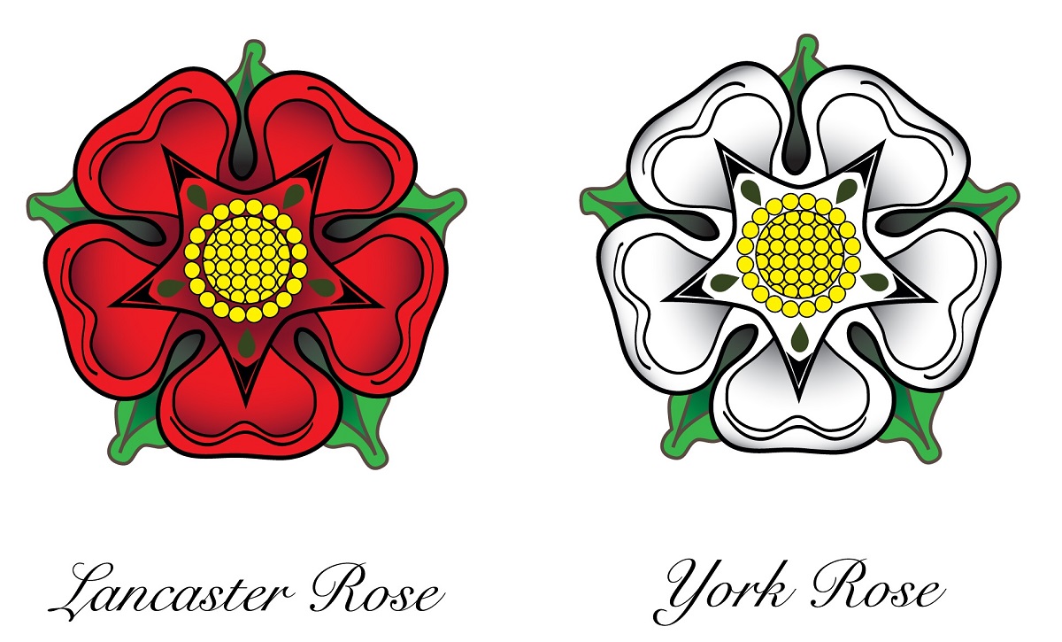 ンカスター家は赤薔薇を徽章(きしょう/紋章ではない)として、ヨーク家は白薔薇