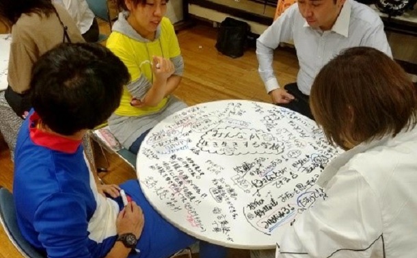写真・図版 : 横浜市学校レクセミナー（YSRS）での「円たくんワークショップ」