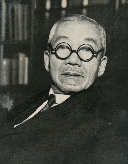写真・図版 : 1937年、第１回文化勲章を受賞した長岡半太郎 