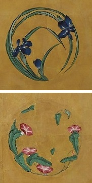 写真・図版 : 土佐光孚『花丸文様屛風』に描かれている花々