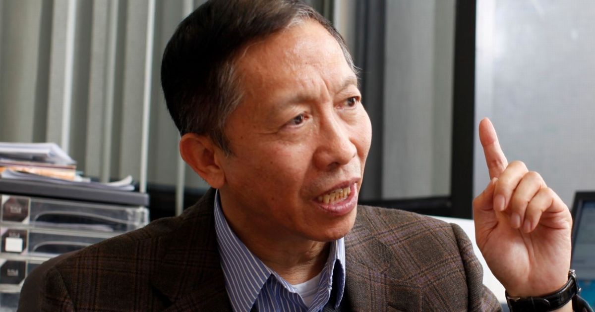 写真・図版 : 許成鋼・香港大学名誉教授＝2014年2月、香港大学、包瑾健氏撮影