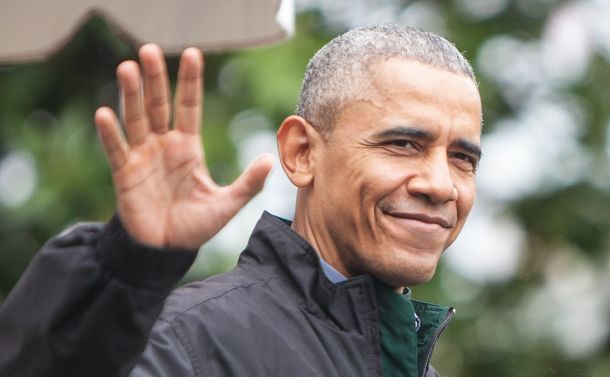 写真・図版 : 回顧録を出したバラク・オバマ前大統領＝2016年5月21日、ホワイトハウスで、ランハム裕子撮影