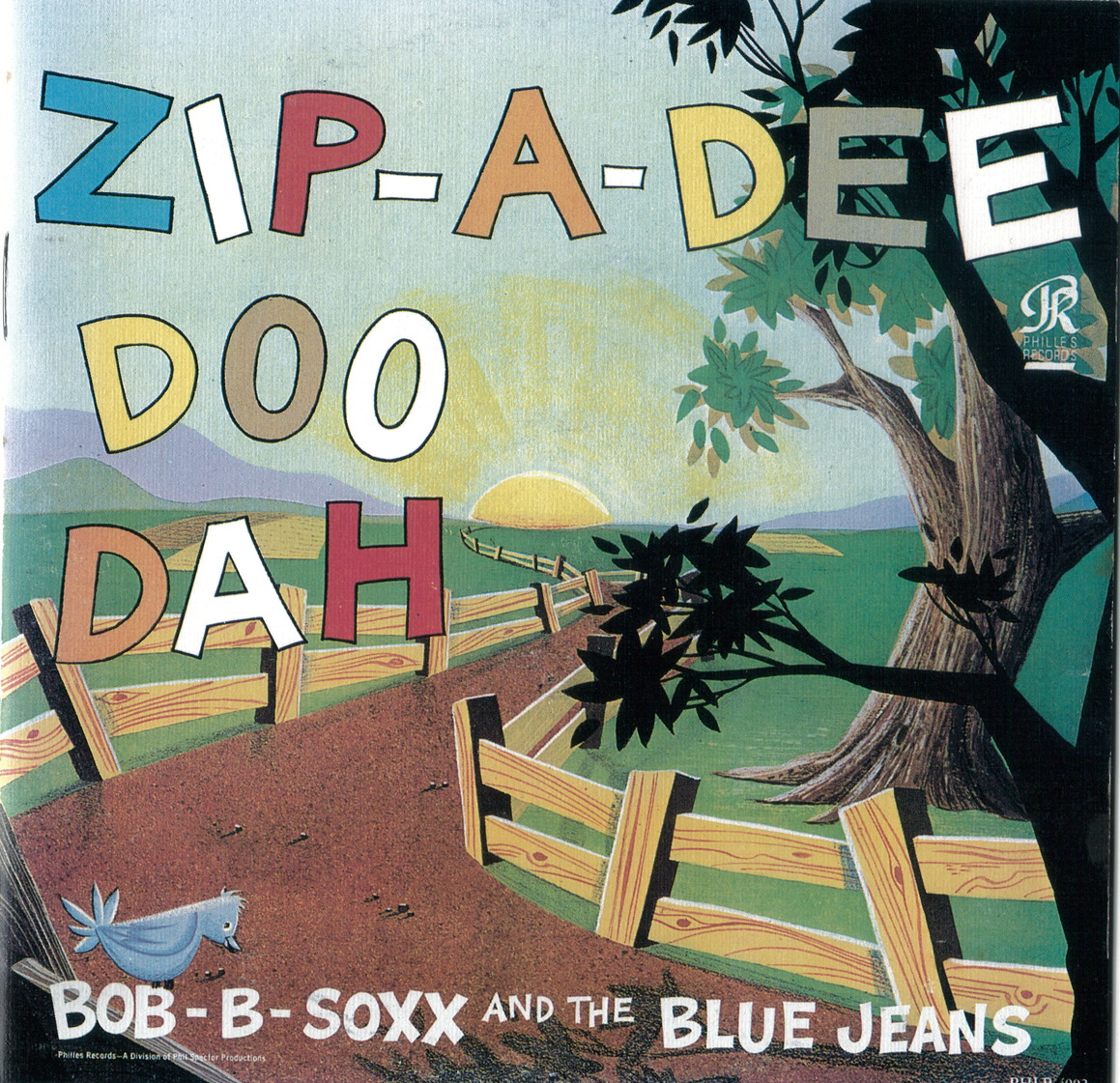 写真・図版 : フィレス・レコードのオリジナルアルバム「ZIP-A-DEE-DOO-DAH」　ボブ・B・ソックス・アンド・ザ・ブルー・ジーンズ(ダーレン・ラブとボビー・シーンを中心としたスタジオ・グループ)の唯一のアルバム=筆者提供
