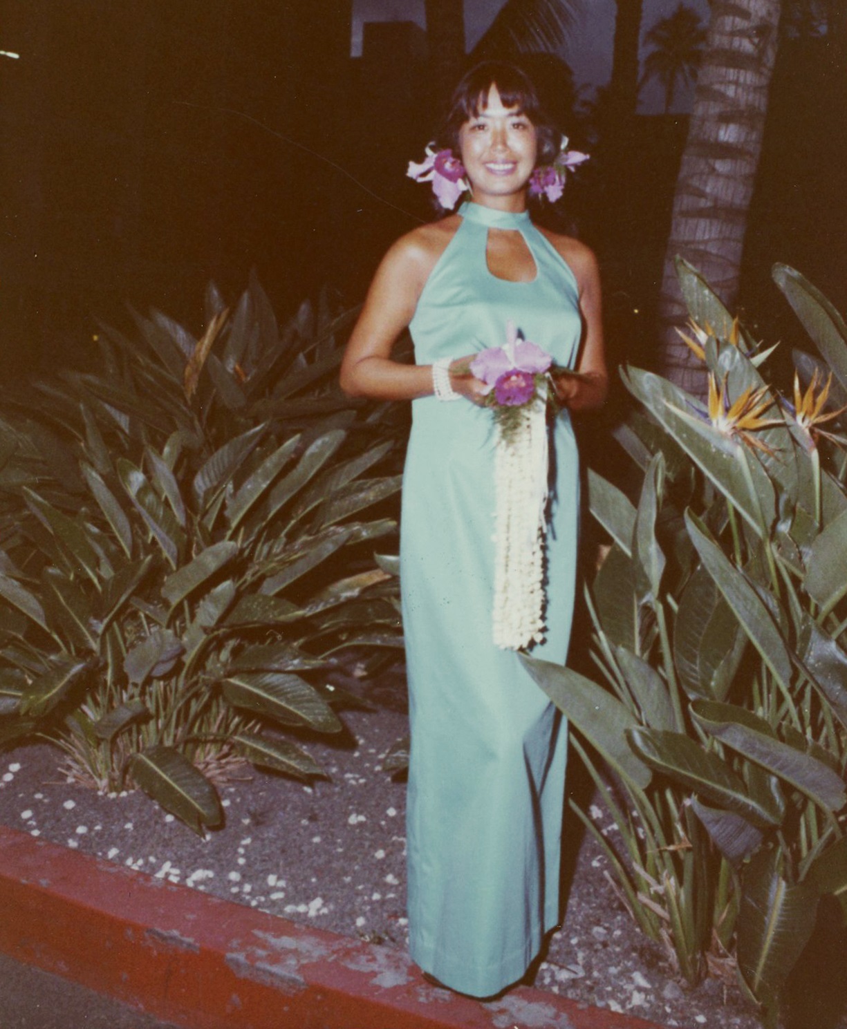 写真・図版 : 結婚式での馬場元子=1971年9月、株式会社H.J.T.Production提供