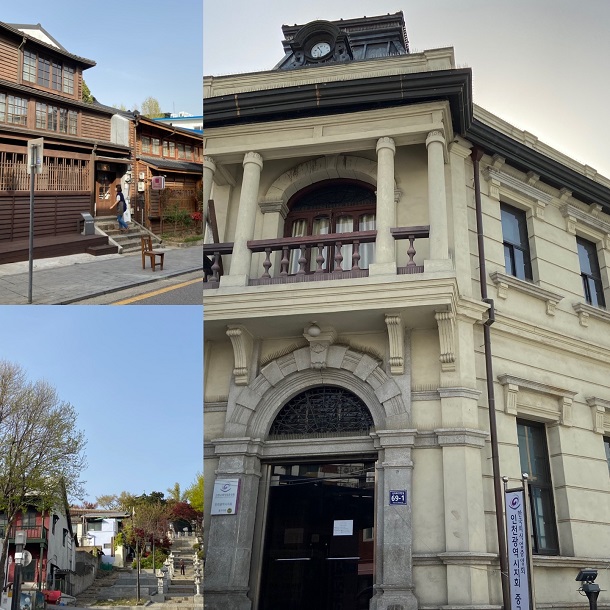 写真・図版 : 仁川(インチョン)に引っ越しました。仁川チャイナタウンの隣には、日本風の建物が残っています。今は、美術館、博物館、劇場など横浜の赤レンガ倉庫に似た建物もあり、文化の街に変容しつつあるようです=撮影・筆者