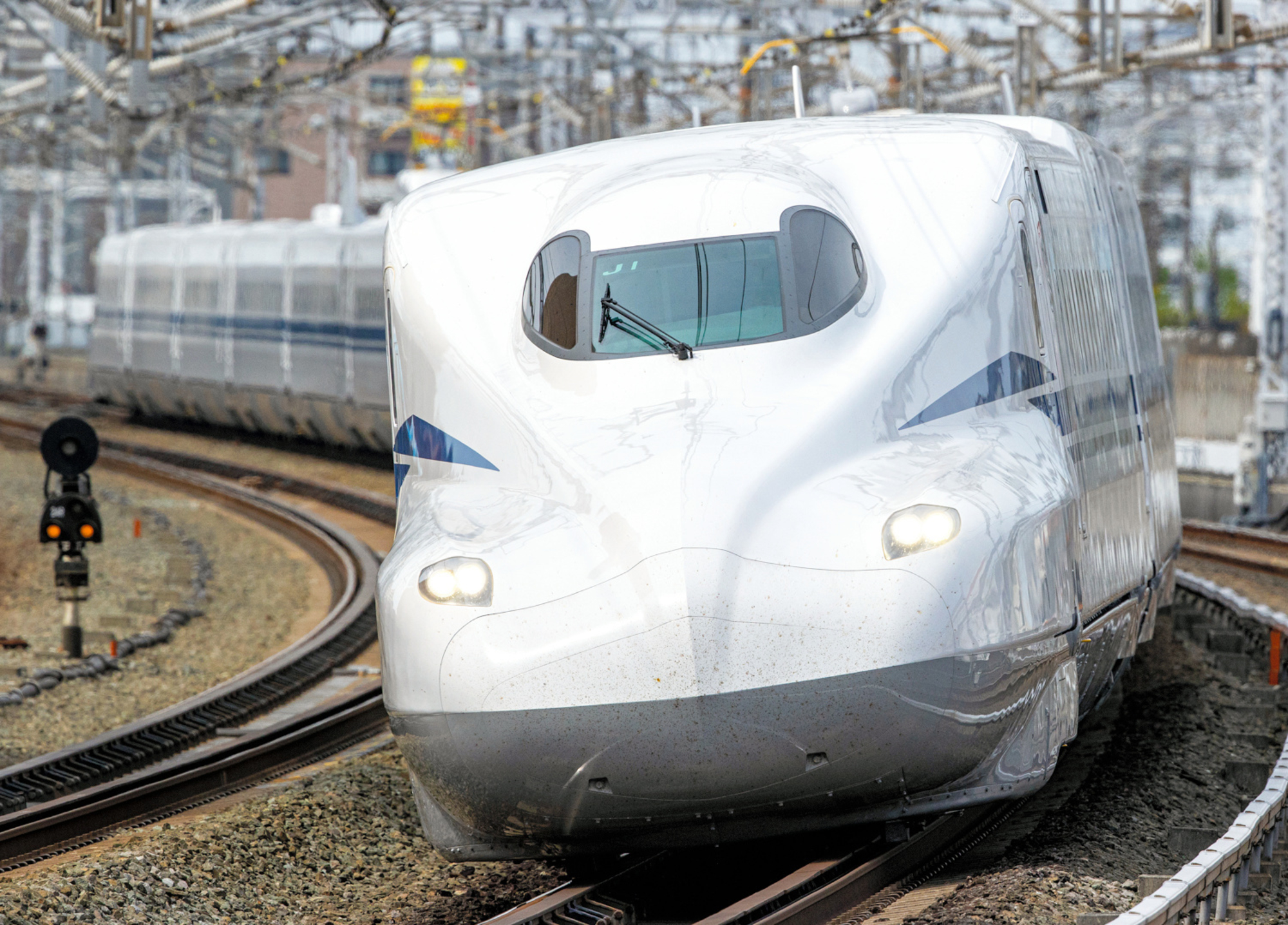 写真・図版 : 東海道新幹線のN700S車両（JR東海提供）