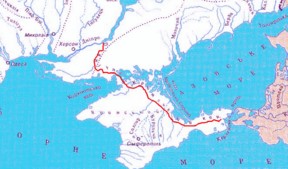 写真・図版 : クリミア北部運河