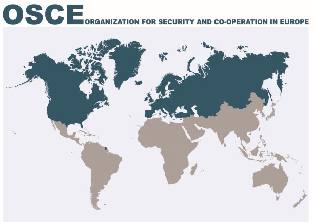 写真・図版 : OSCEの加盟国＝shutterstock.com