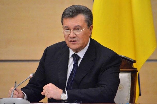 写真・図版 : ヤヌコヴィッチ・ウクライナ前大統領（2014年2月）