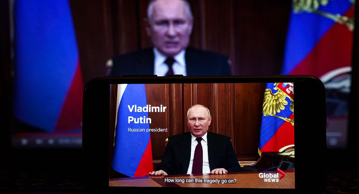 写真・図版 : ロシアのプーチン大統領（Rokas Tenys/Shutterstock.com）