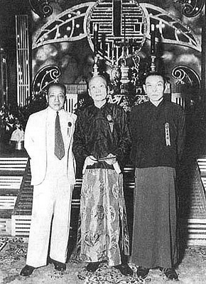 青幇の三大ボス。左から黄金栄、杜月笙、張嘯林。年齢が最も若いのは杜月笙=百度百科