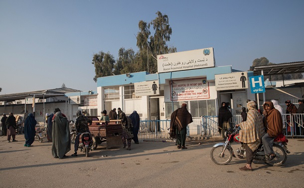 筆者が働いたアフガニスタン、ヘルマンド州のラシュカルガにある病院＝2022年1月©Oriane Zerah