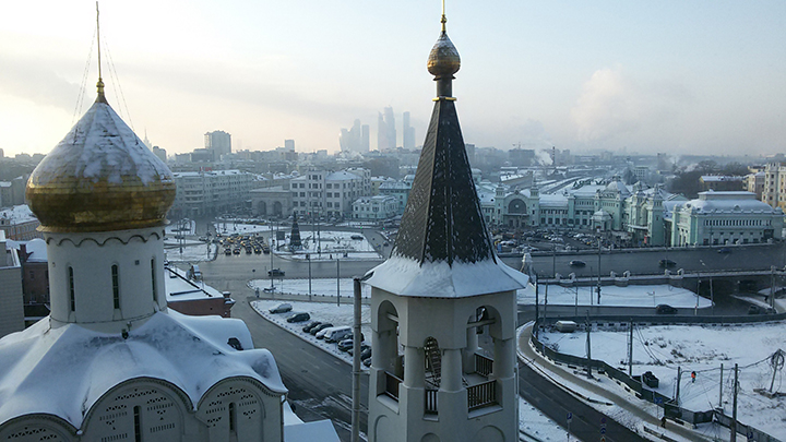 写真・図版 : マイナス30度の寒さになることもあるモスクワ